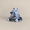 Tank-shaped grey camouflage car solar display piece, car interior hanging display piece, car display piece Application Scenario